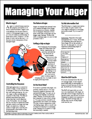 E003 Managing Your Anger - HandoutsPlus.com
