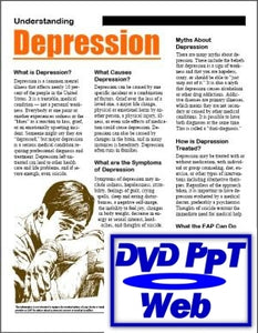 X002 - Understanding and Treating Depression Illness PowerPoint, DVD, Video, Web - HandoutsPlus.com