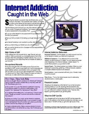 E018 Caught in the Web: Internet Addiction - HandoutsPlus.com