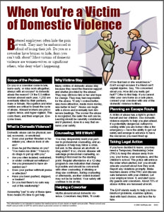 E022 If You're a Victim of Domestic Violence - HandoutsPlus.com