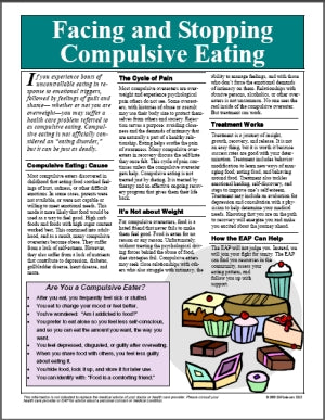 E023 Facing and Stopping Compulsive Eating - HandoutsPlus.com