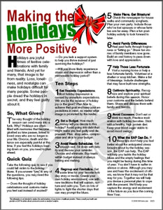 E025 Making the Holidays More Positive - HandoutsPlus.com