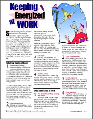 E042 How to Stay Energized at Work - HandoutsPlus.com