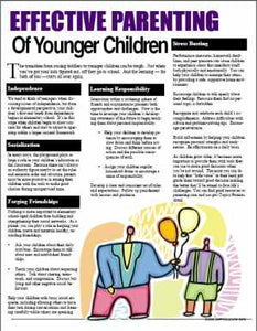 E078 Effective Parenting of Younger Children - HandoutsPlus.com