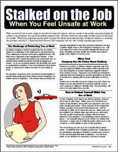 E086 Stalked on the Job: When You Feel Unsafe at Work - HandoutsPlus.com