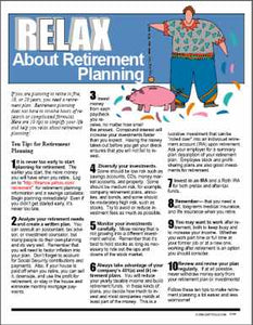 E100 Relax about Retirement Planning - HandoutsPlus.com