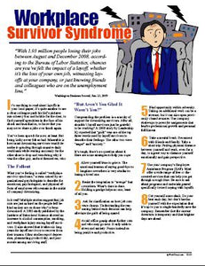 E120 - Workplace Survivor Syndrome - HandoutsPlus.com