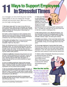 E136 11 Ways to Support Employees in Stressful Times - HandoutsPlus.com