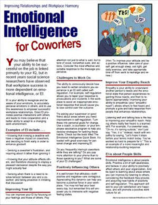 E156 Emotional Intelligence for Coworkers - HandoutsPlus.com