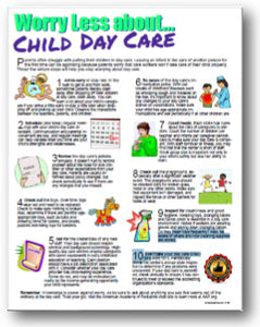 E163 Worry Less About Child Day Care - HandoutsPlus.com