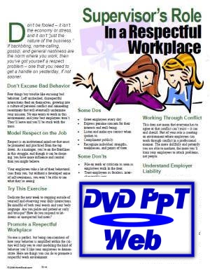 S183V Supervisor's Role In a Respectful Workplace - HandoutsPlus.com