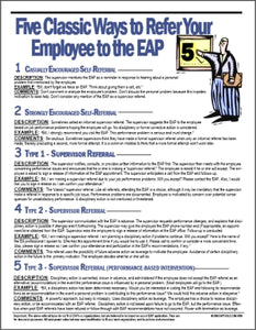 S173V Five Ways to Refer an Employee to the EAP - HandoutsPlus.com