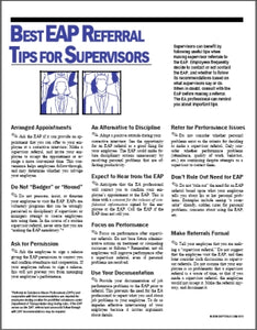 S180V Best EAP Referral Tips for Supervisors - HandoutsPlus.com
